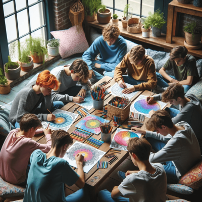 Mindfulness kleuren voor jongens